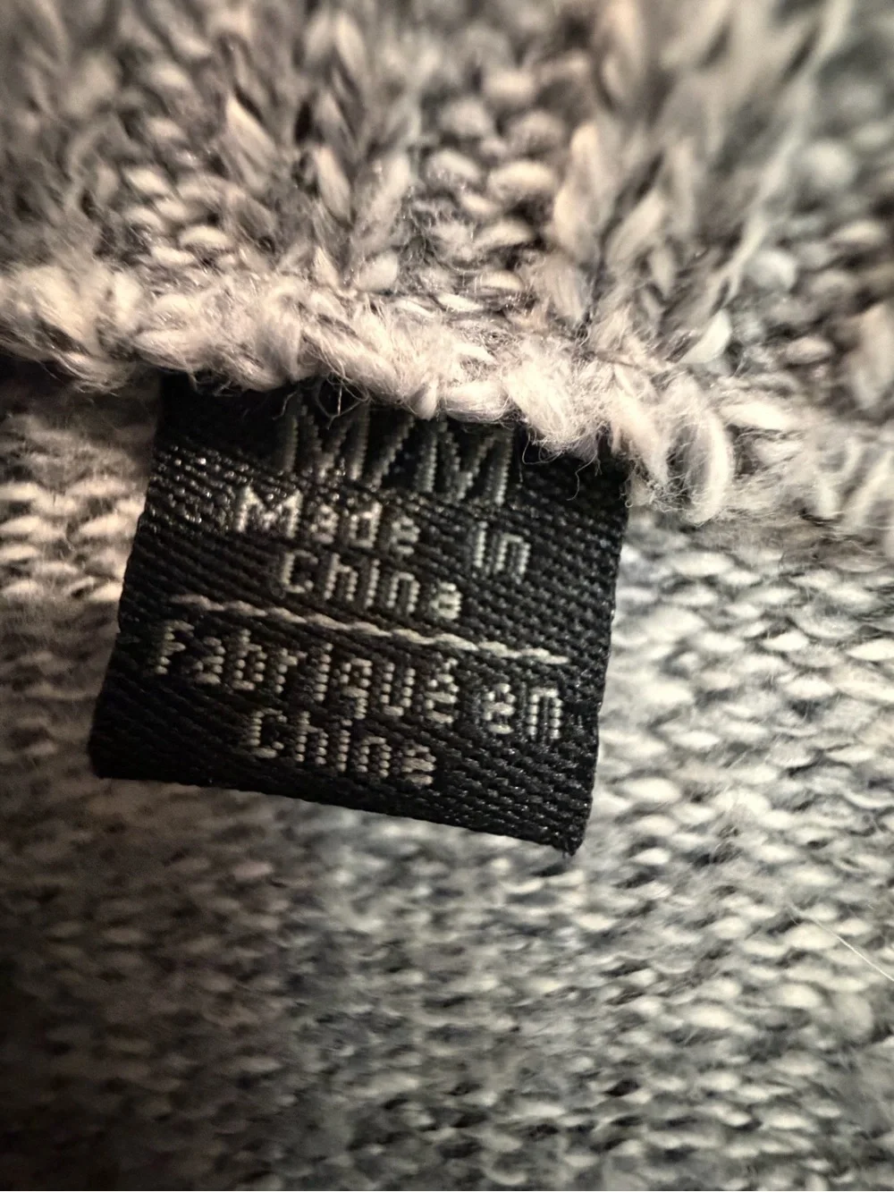 Buffalo David Bitton Men Gray Cable Knit Turtleneck Sweater